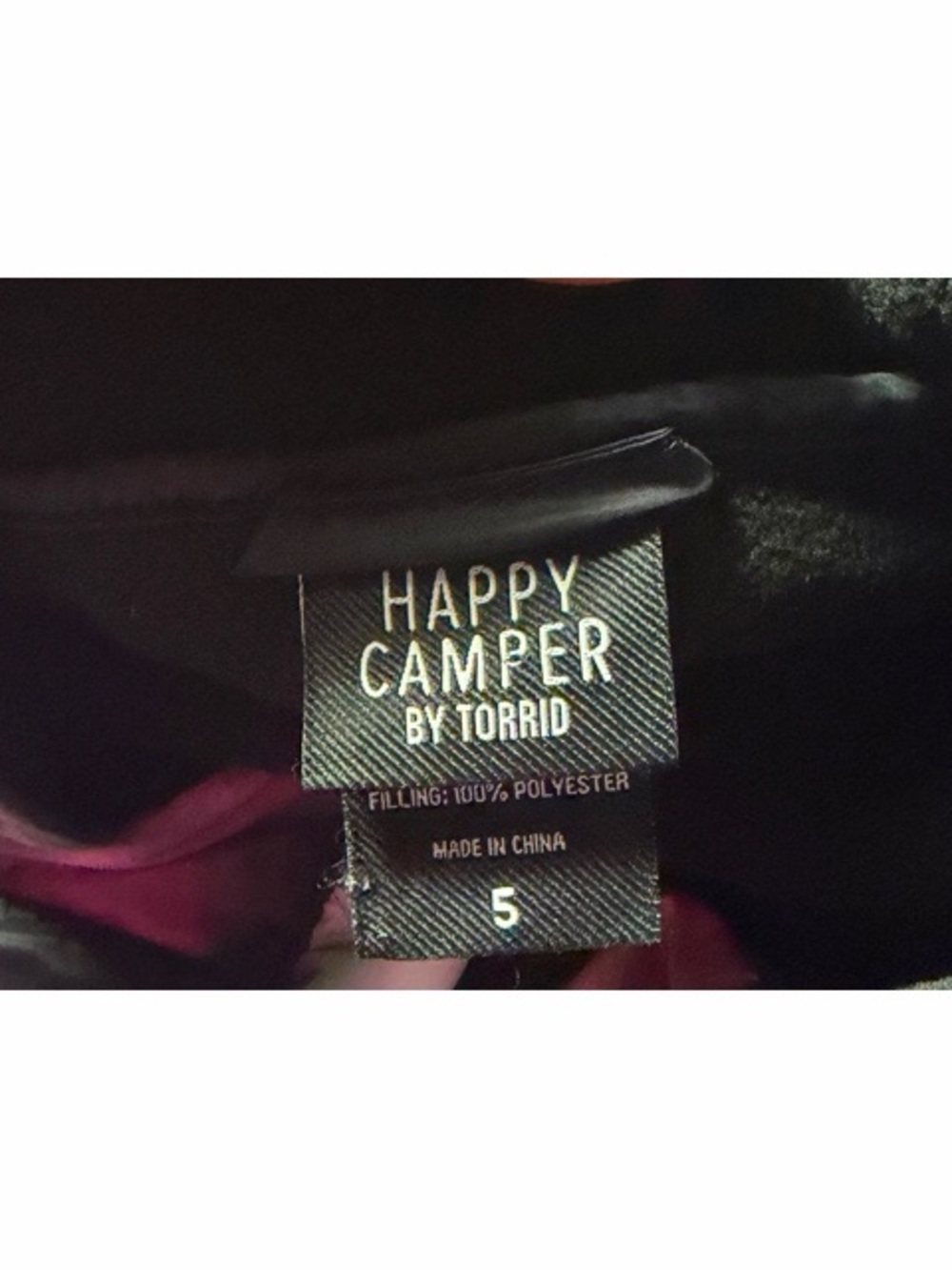 Torrid Happy Camper Fleece‎ Floral Puffer Jacket - Picture 5 of 9